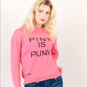 Valentino Pink Is Punk Sweater Size S